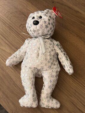 Vintage Ty Beanie Baby "The Beginning" Bear (2000) - Excellent Condition with Ta